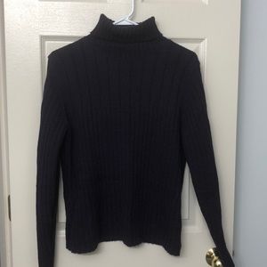 Deep royal purple turtleneck Long sleeve sweater